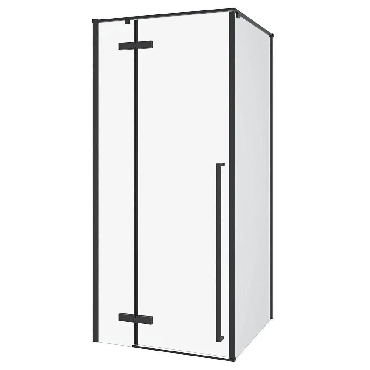 SENSI DACQUA - Mampara ducha 2 lados negro