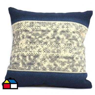 Cojn tassel 45x45 cm azul