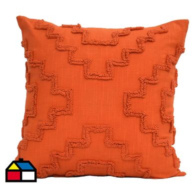 Cojn embro 50x50 cm naranja