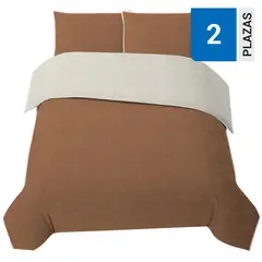 HOMY - Funda Plumón Poli Lino