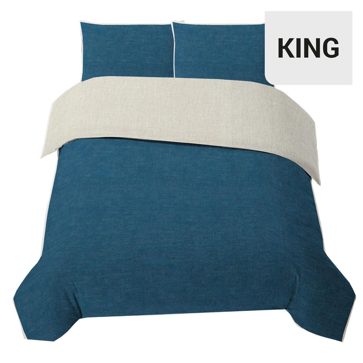 HOMY - Funda Plumón Poli Lino