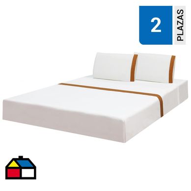 Sbana 180 hilos soft caf 2 plazas