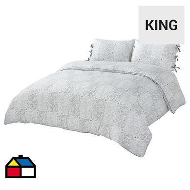 Funda plumn classic flora king