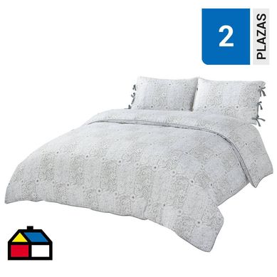 Funda plumn classic flora 2 plazas