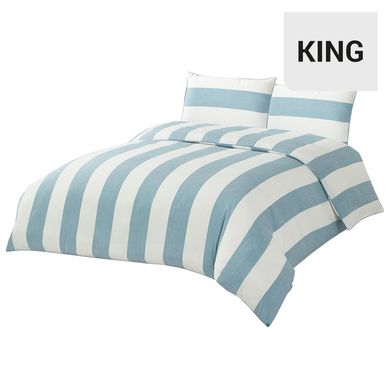 Funda plumn stripes king celeste