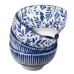 JUST HOME COLLECTION - Set 4 platos 19.5 cm diseños surtidos