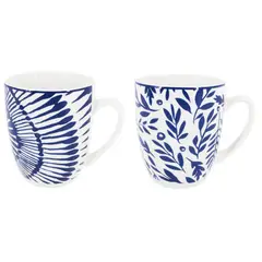 JUST HOME COLLECTION - Set 4 mug 12oz 4 diseños surtidos