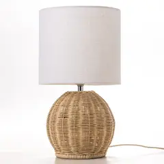 JUST HOME COLLECTION - Lámpara Mesa Remigio Blanco 30 W 23x38 cm