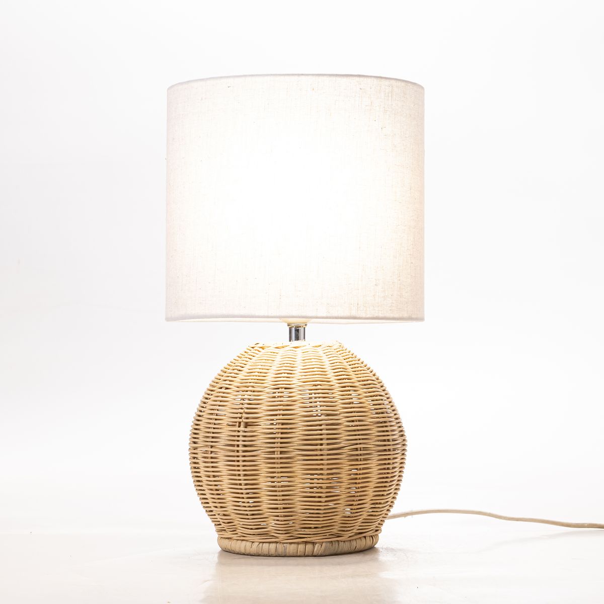 JUST HOME COLLECTION - Lámpara Mesa Remigio Blanco 23x38 cm