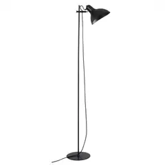 JUST HOME COLLECTION - Lámpara de Pie Traz 1 Luz E27 Negro