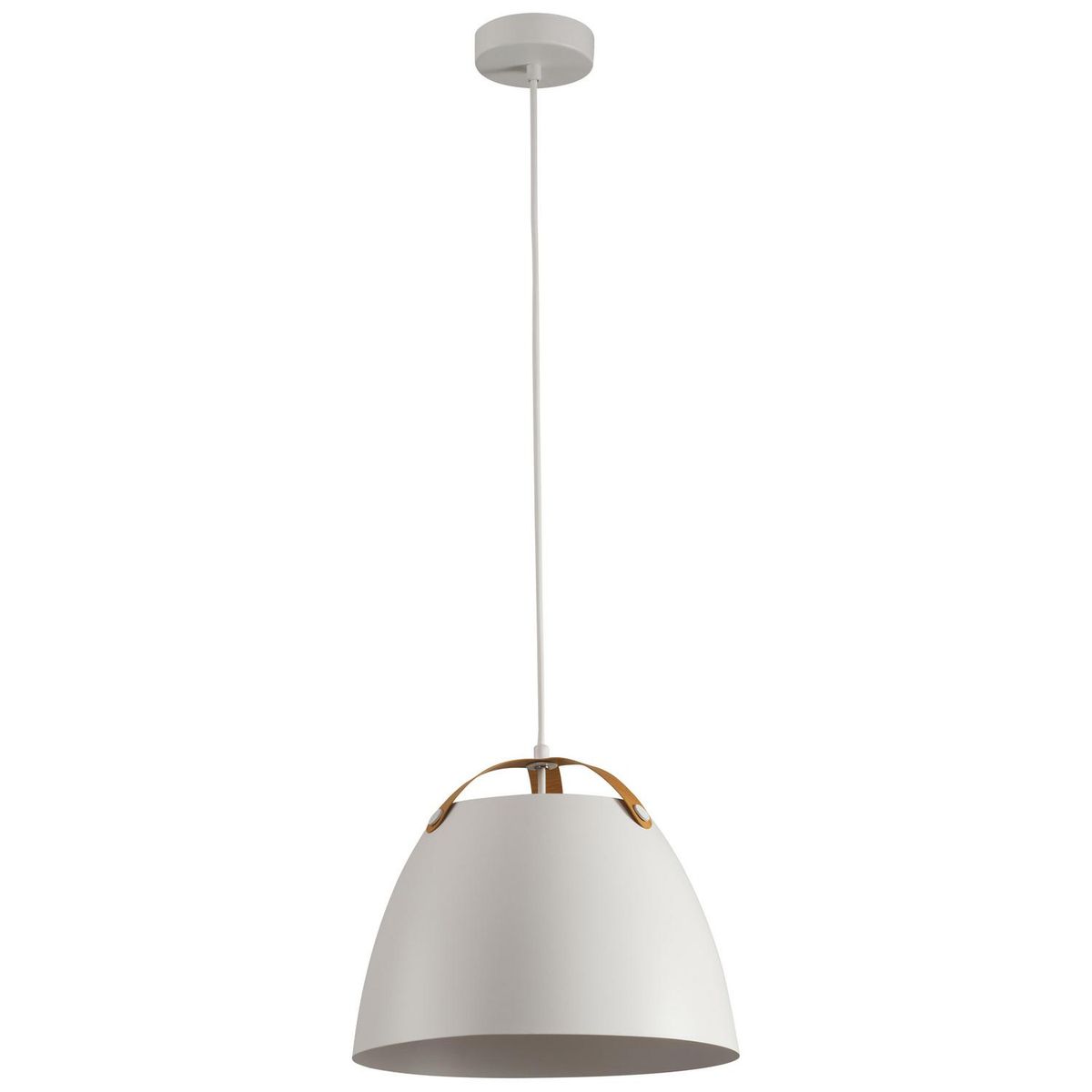 JUST HOME COLLECTION - Lámpara Colgante Travola Metal Blanco