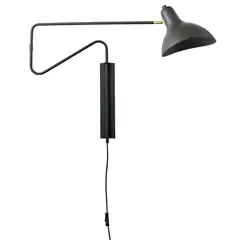 JUST HOME COLLECTION - Aplique Traz 1 Luz E27 Negro