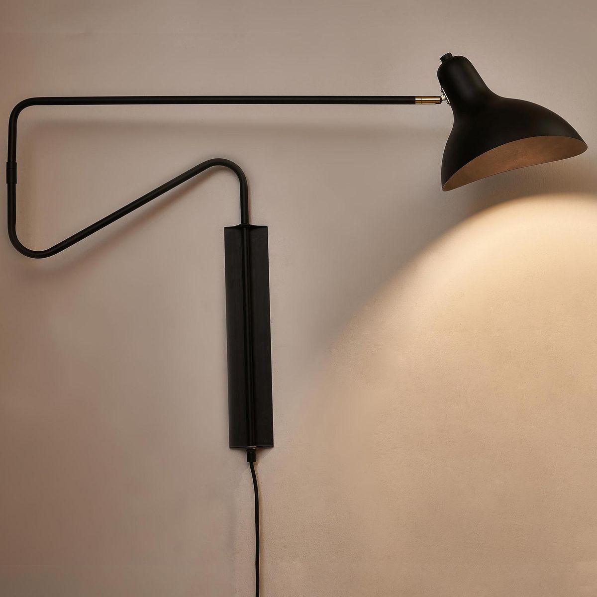 JUST HOME COLLECTION - Apliqué Traz Metal Negro