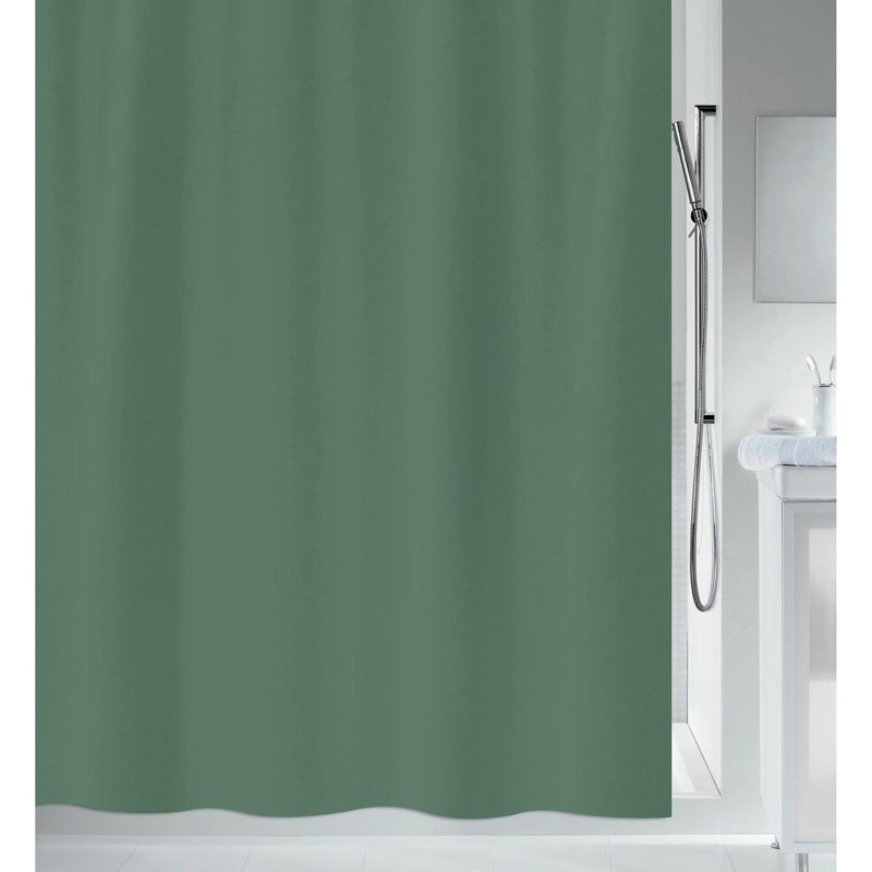 SPIRELLA - Cortina de baño primo 180x180 cm verde oscuro