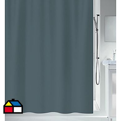 Cortina de bao primo 180x180 cm gris