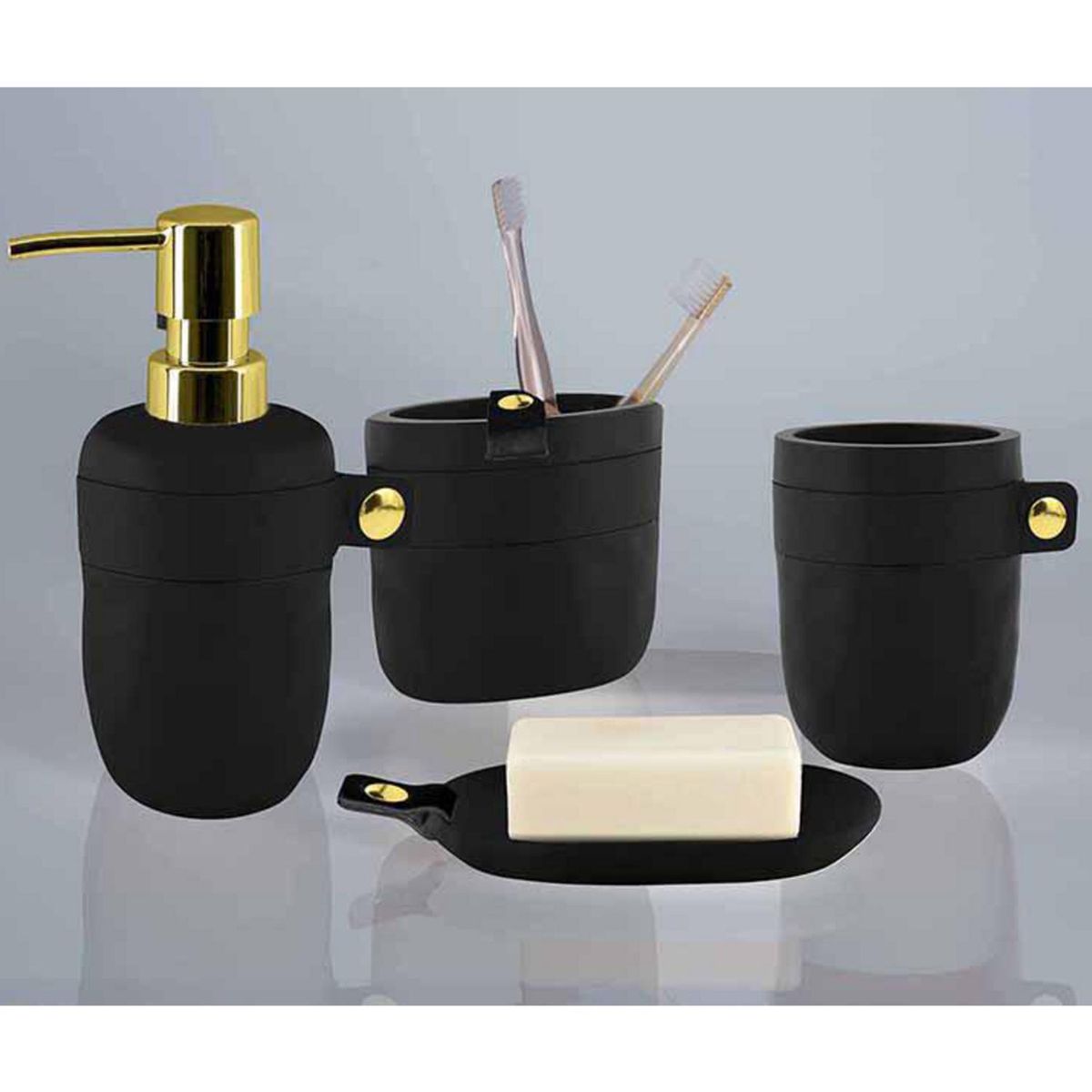 SPIRELLA - Portacepillo lio negro