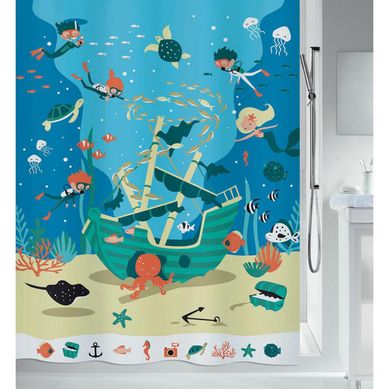 Cortina de bao piratas 180x200 cm