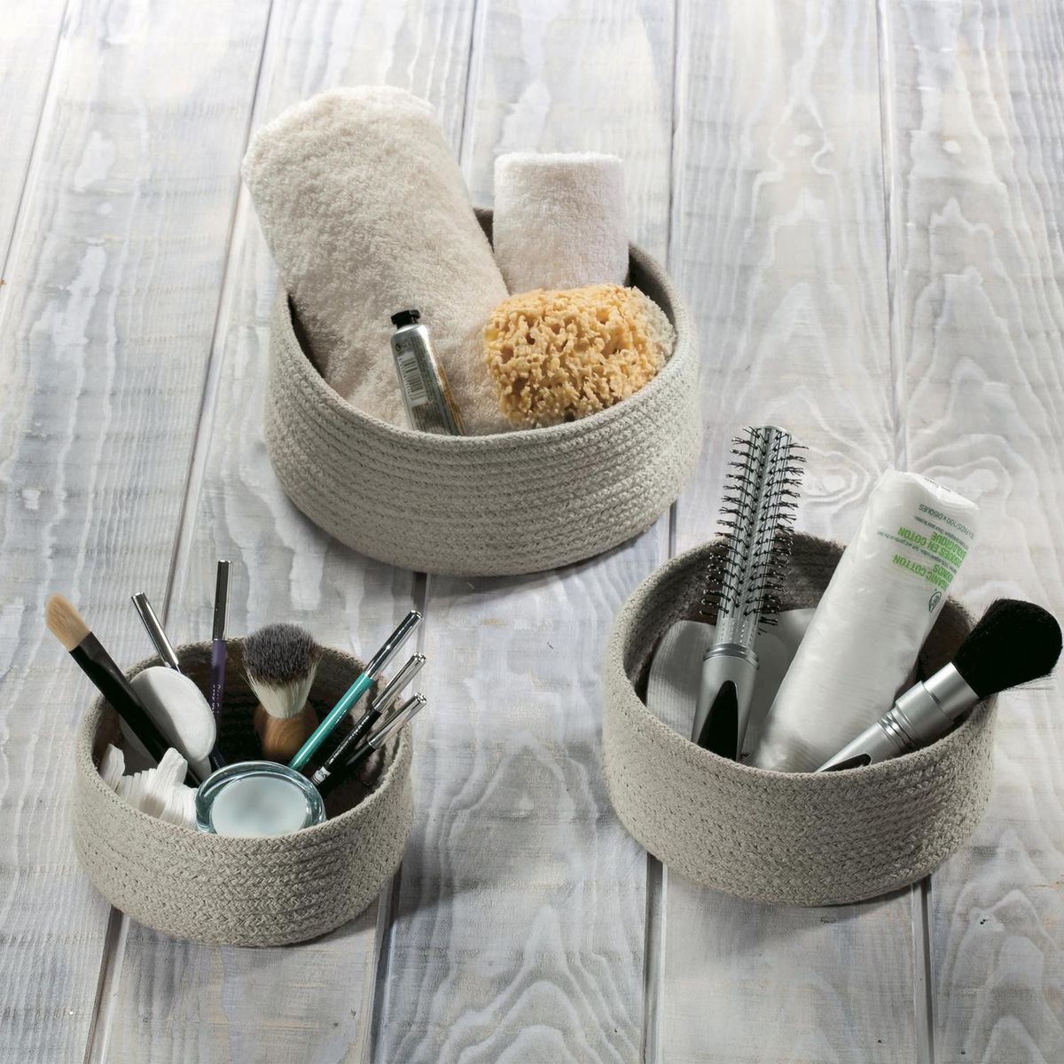 SPIRELLA - Cesta Rodon 25x10.5x25 cm 6 l Café