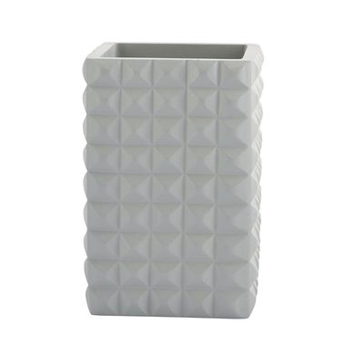 Vaso kubik gris claro