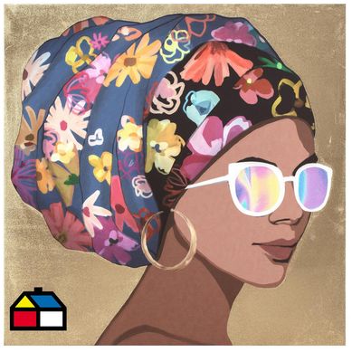 Canvas African lentes 80x80 cm