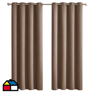 Cortina Black-out 130x220 cm SM Taupe