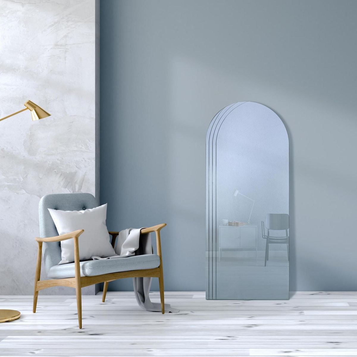 HOMY - Espejo de pie 60x140 cm sin marco