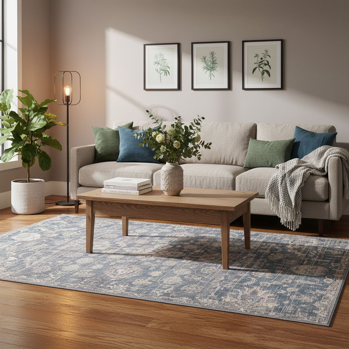 JUST HOME COLLECTION - Alfombra Rosemarie 160x235 cm Polipropileno Multicolor