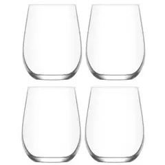 LAV - Set 4 vasos vidrio 360 ml