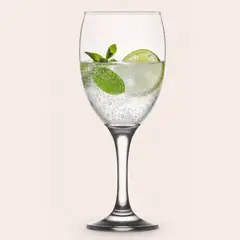 LAV - Set 4 Copas de De agua 590 ml Vidrio Transparente