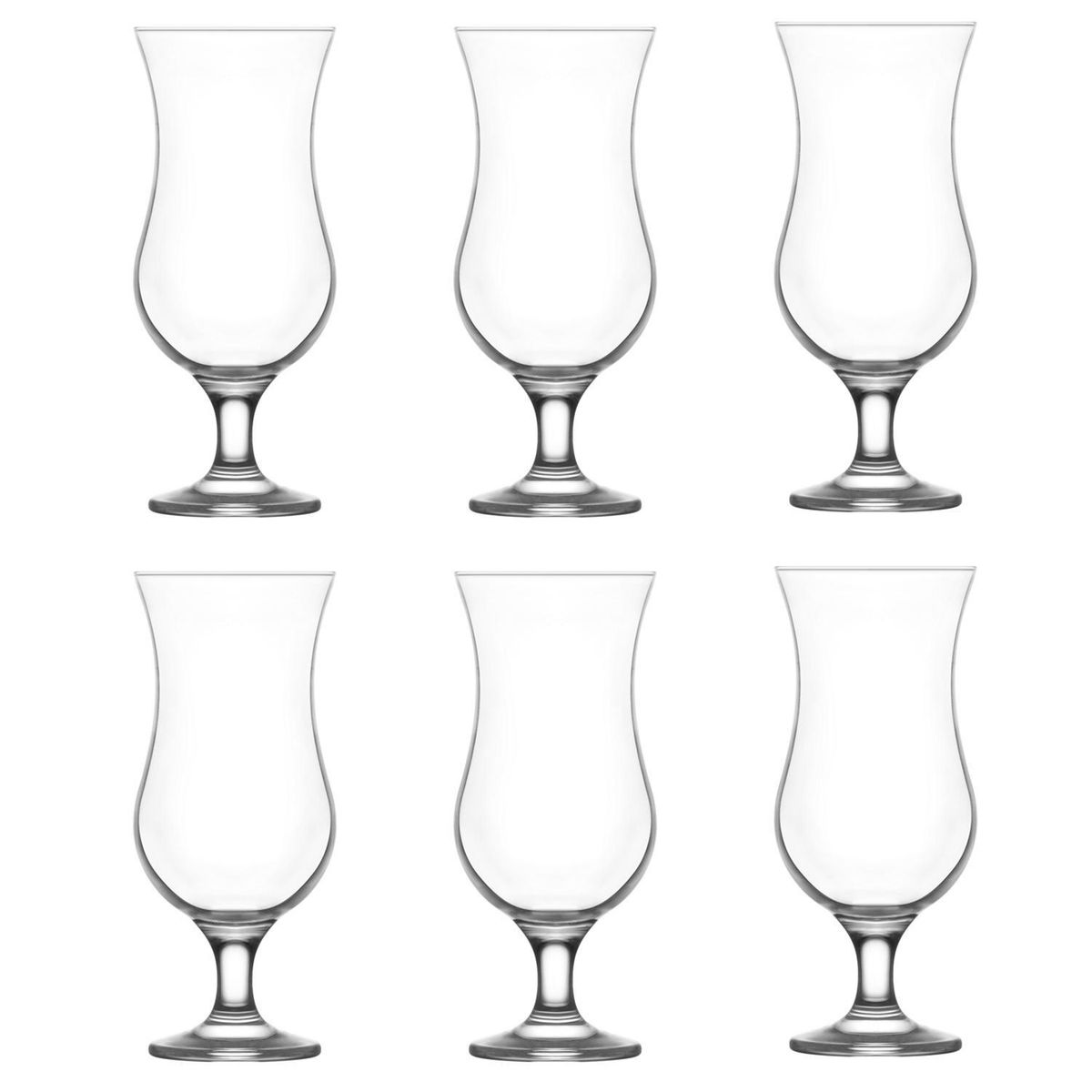 LAV - Set 6 Copas de Vermouth 460 ml Vidrio Transparente