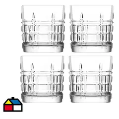 LAV - Set 4 vasos whisky 325 ml