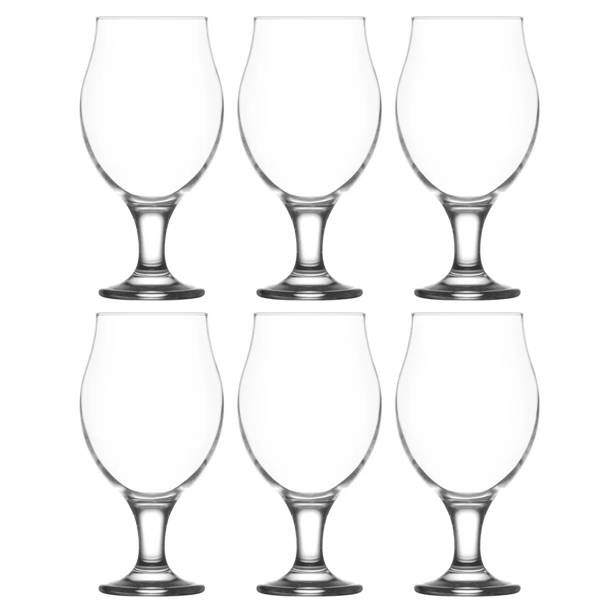 LAV - Set de 6 Copas Cerveza Lav 570 ml Vaso Alto Transparente