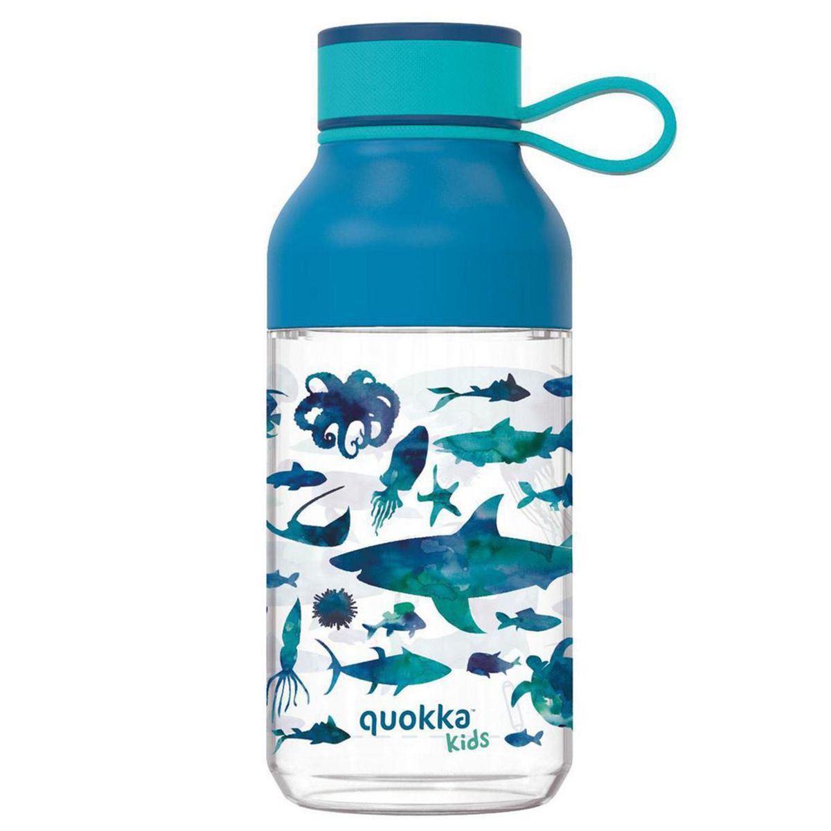 QUOKKA - Botella tritan peces 430ml