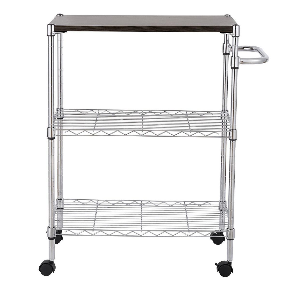 JUST HOME COLLECTION - Carro Organizador 30x81x60 cm Cromado