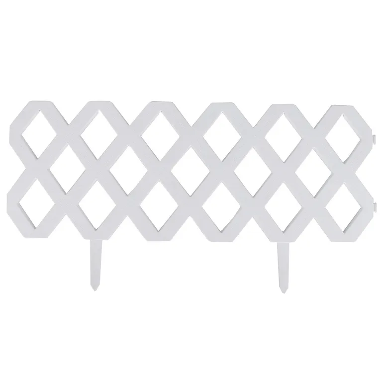 Set 4 Enrejados Polipropileno 0.585x0.295 metros Blanco