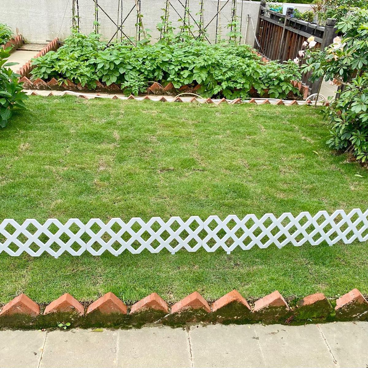 ERGO - Set 4 Enrejados Polipropileno 0.585x0.295 metros Blanco