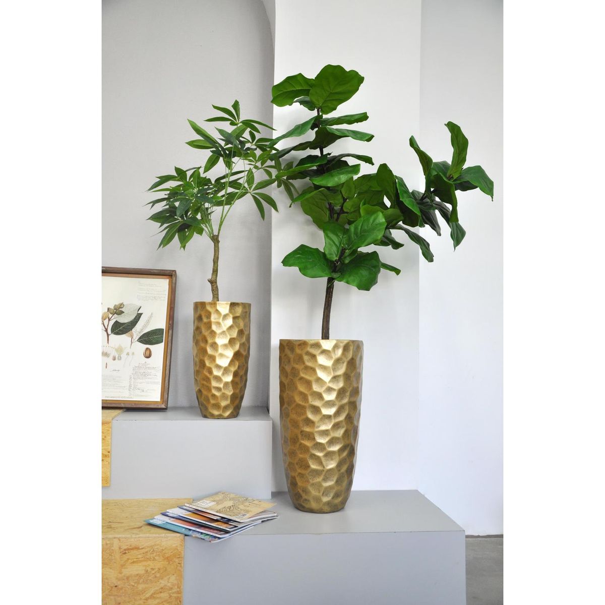 JUST HOME COLLECTION - Set 2 Maceteros Fibra Pots