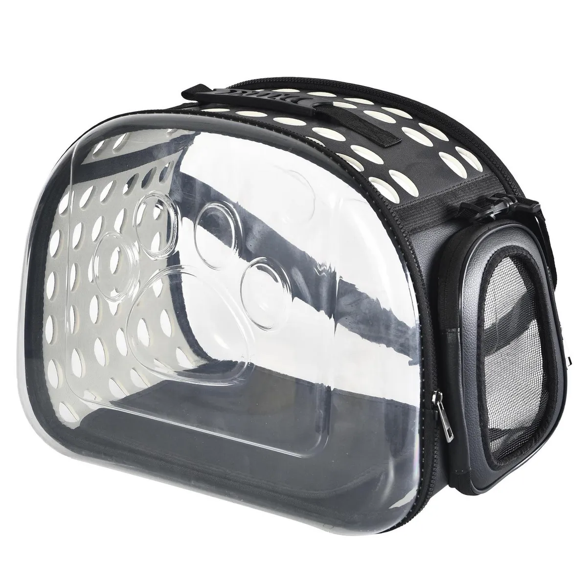 PETIZOOS - Bolso Transportador para Perro 33x42x28.5 cm Azul