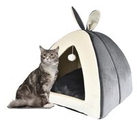 Cama Igloo para Gato 40x40x40 cm Gris