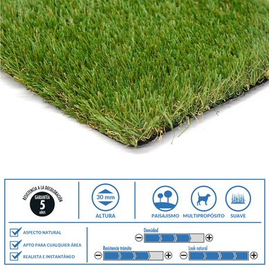 Pasto Sinttico 30 mm 2x5 m