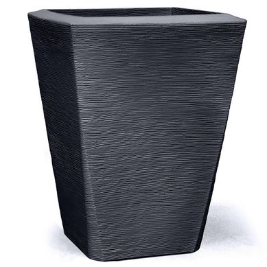 Macetero trapecio grande 70x52 cm negro