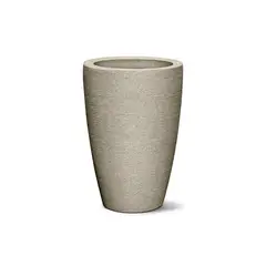 JUST HOME COLLECTION - Macetero Grafito Cónico 65x43 cm Piedra
