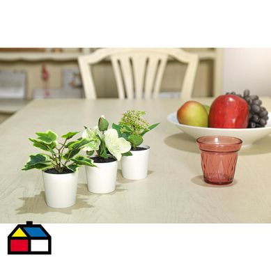 Planta artificial con maceta 13 cm