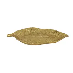 JUST HOME COLLECTION - Hoja dorada 27 cm Dorado