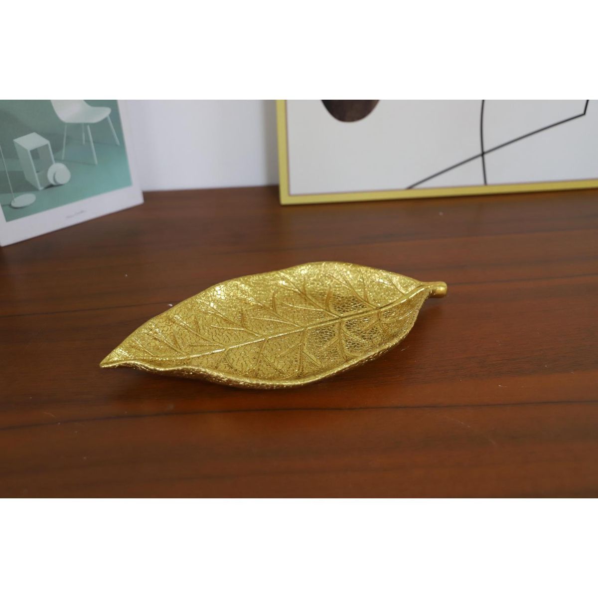 JUST HOME COLLECTION - Hoja dorada 27 cm Dorado
