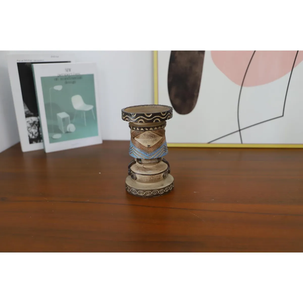 JUST HOME COLLECTION - Figura candelabro Africa 15 cm
