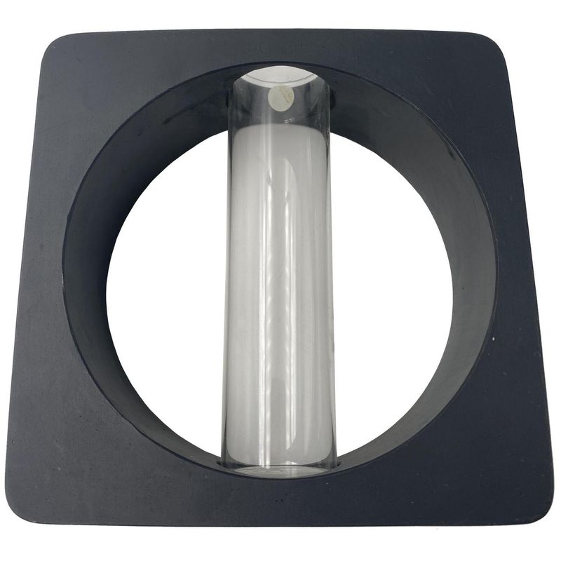 JUST HOME COLLECTION - Florero tipo huevo gris 18 cm