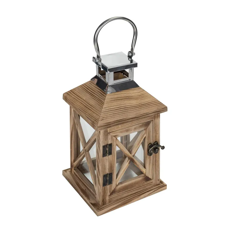 Farol Linterna Decorativa Para Velón 29 Cm