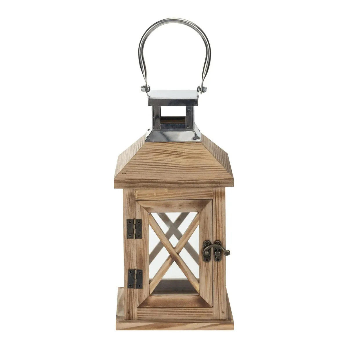 JUST HOME COLLECTION - Farol linterna madera 29 cm
