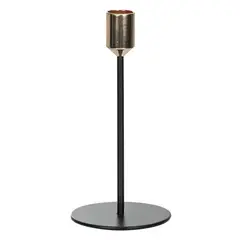 JUST HOME COLLECTION - Portavela minimal metal 17,5 cm